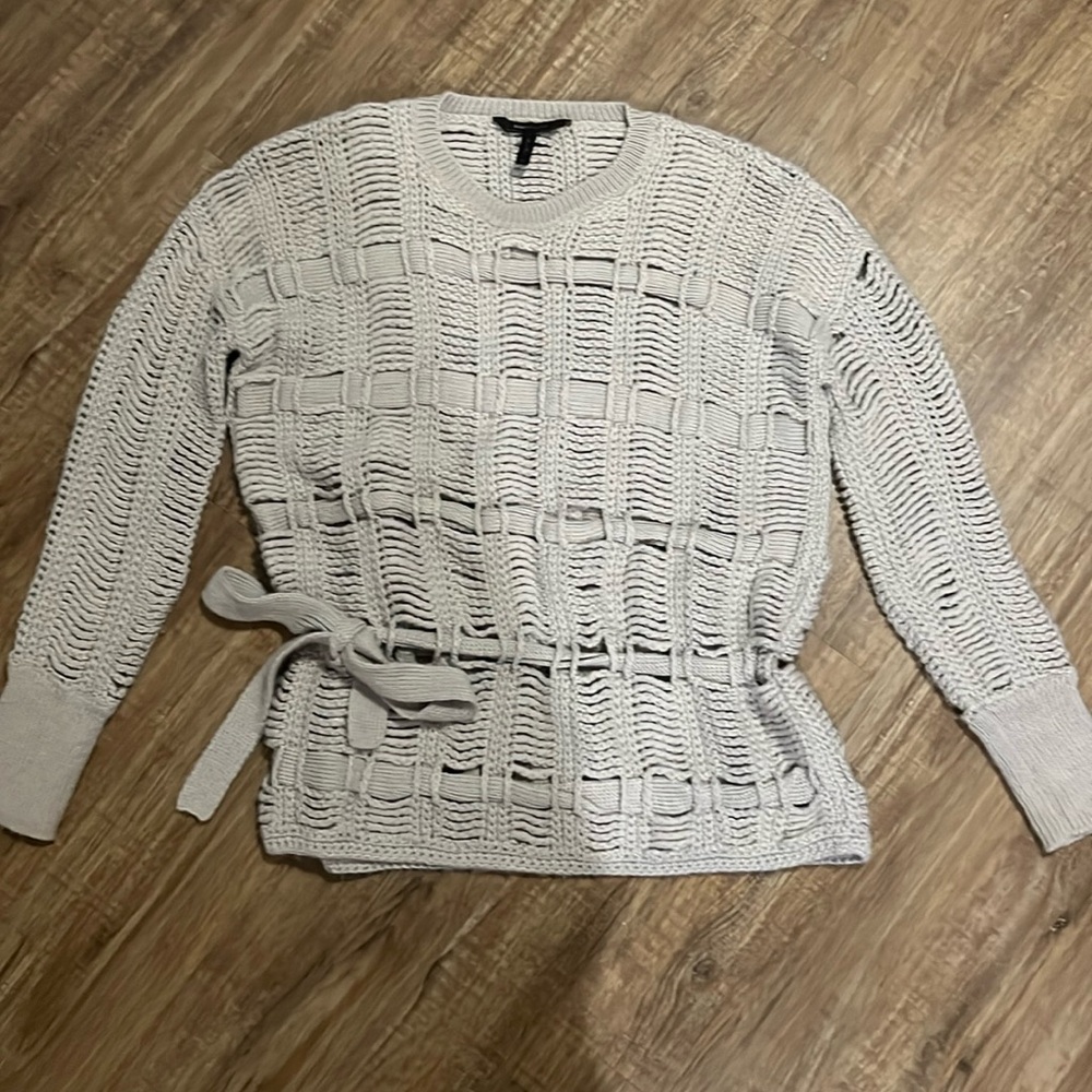 BCBG Maxazra open weave sweater - Size Small